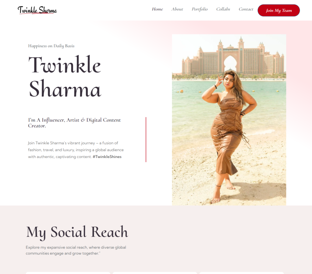 Twinkle Sharma Portfolio